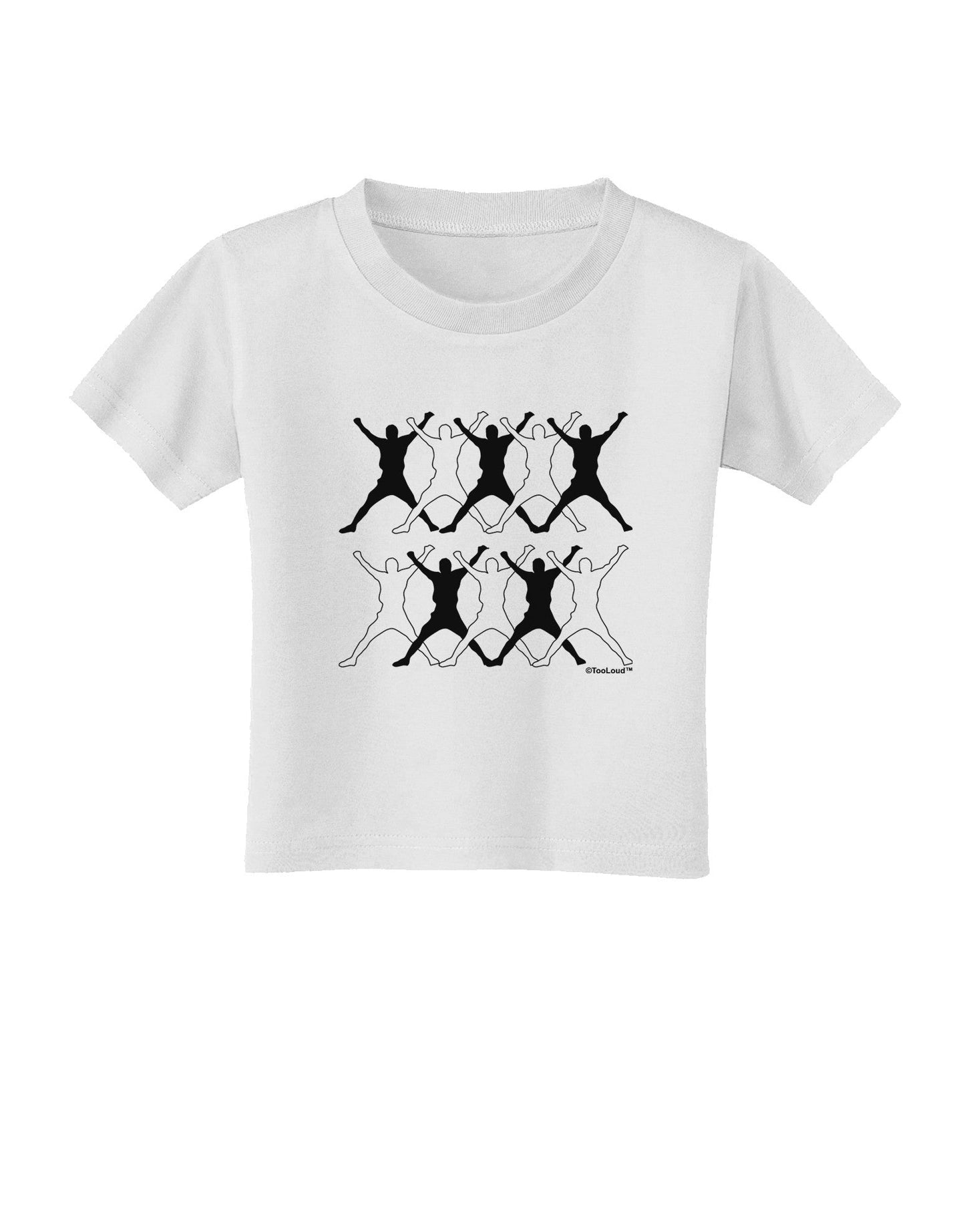 Ten Lords A Leaping Toddler T-Shirt-Toddler T-Shirt-TooLoud-White-2T-Davson Sales