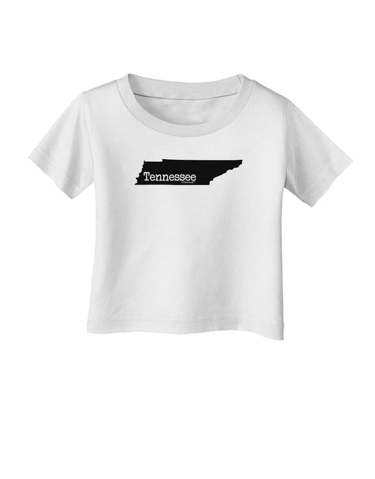 Tennessee - United States Shape Infant T-Shirt by TooLoud-Infant T-Shirt-TooLoud-White-06-Months-Davson Sales