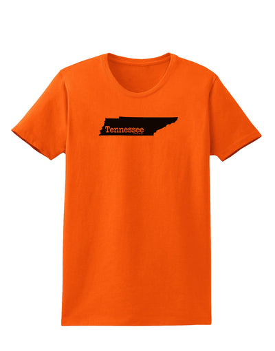 Tennessee - United States Shape Womens T-Shirt by TooLoud-Womens T-Shirt-TooLoud-Orange-X-Small-Davson Sales