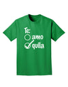 Tequila Checkmark Design Adult Dark T-Shirt by TooLoud-Mens T-Shirt-TooLoud-Kelly-Green-Small-Davson Sales