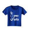 Tequila Checkmark Design Toddler T-Shirt Dark by TooLoud-Toddler T-Shirt-TooLoud-Royal-Blue-2T-Davson Sales