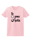 Tequila Checkmark Design Womens T-Shirt by TooLoud-Womens T-Shirt-TooLoud-PalePink-X-Small-Davson Sales