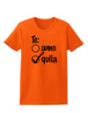 Tequila Checkmark Design Womens T-Shirt by TooLoud-Womens T-Shirt-TooLoud-Orange-X-Small-Davson Sales