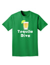 Tequila Diva - Cinco de Mayo Design Adult Dark T-Shirt by TooLoud-Mens T-Shirt-TooLoud-Kelly-Green-Small-Davson Sales