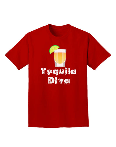 Tequila Diva - Cinco de Mayo Design Adult Dark T-Shirt by TooLoud-Mens T-Shirt-TooLoud-Red-Small-Davson Sales