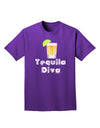 Tequila Diva - Cinco de Mayo Design Adult Dark T-Shirt by TooLoud-Mens T-Shirt-TooLoud-Purple-Small-Davson Sales