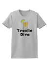 Tequila Diva - Cinco de Mayo Design Womens T-Shirt by TooLoud-Womens T-Shirt-TooLoud-AshGray-X-Small-Davson Sales