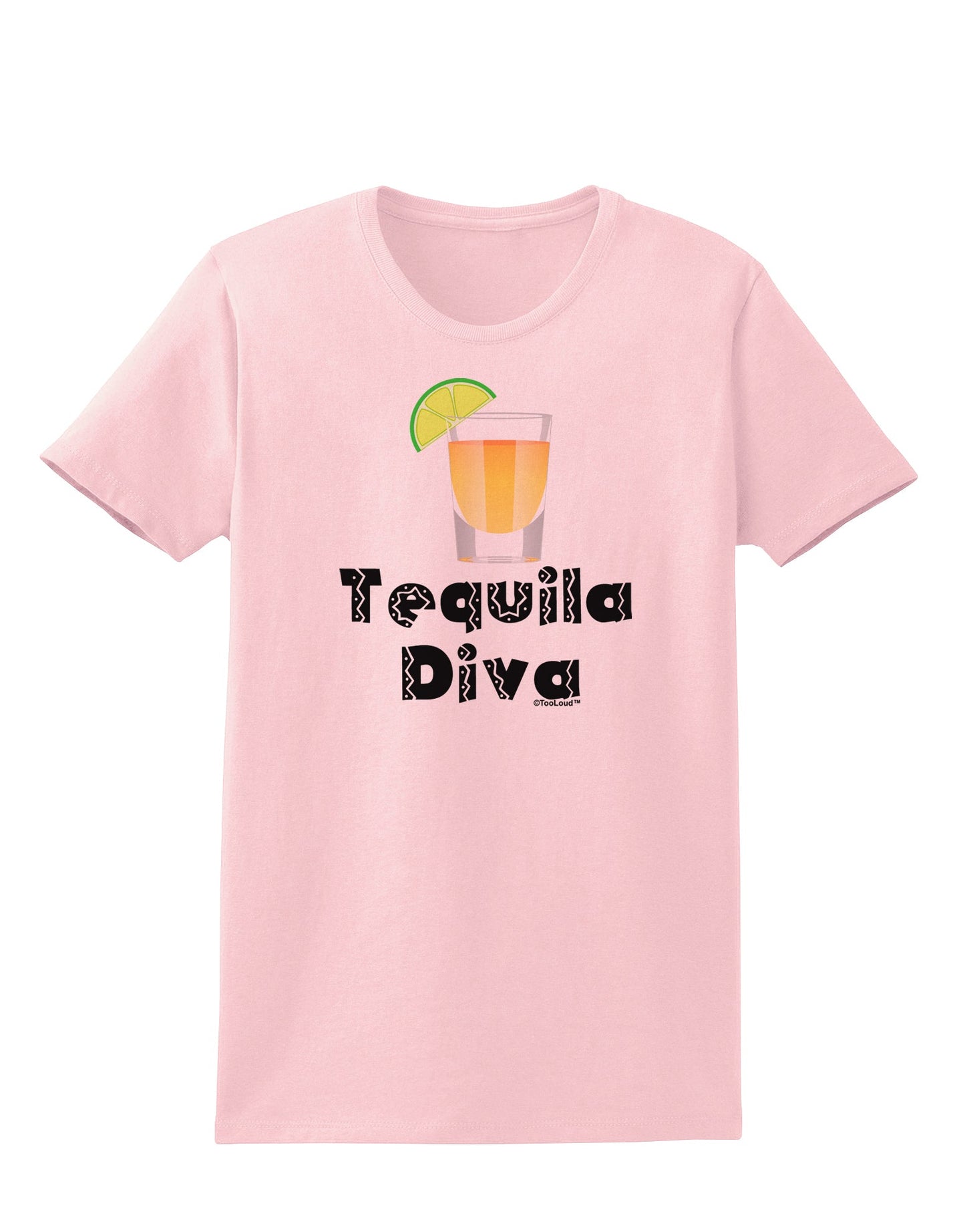 Tequila Diva - Cinco de Mayo Design Womens T-Shirt by TooLoud-Womens T-Shirt-TooLoud-PalePink-X-Small-Davson Sales