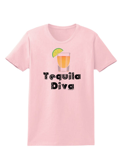 Tequila Diva - Cinco de Mayo Design Womens T-Shirt by TooLoud-Womens T-Shirt-TooLoud-PalePink-X-Small-Davson Sales