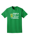 Tequila Is My Spirit Animal Adult Dark T-Shirt-Mens T-Shirt-TooLoud-Kelly-Green-Small-Davson Sales