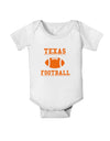 Texas Football Baby Romper Bodysuit by TooLoud-TooLoud-White-06-Months-Davson Sales