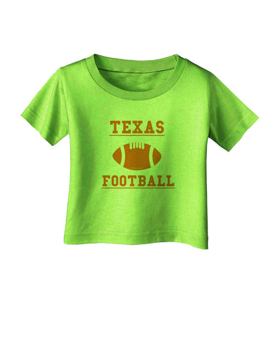 Texas Football Infant T-Shirt by TooLoud-TooLoud-Lime-Green-06-Months-Davson Sales