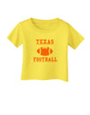 Texas Football Infant T-Shirt by TooLoud-TooLoud-Yellow-06-Months-Davson Sales