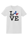 Texas Love Distressed Design Womens T-Shirt by TooLoud-Womens T-Shirt-TooLoud-White-X-Small-Davson Sales