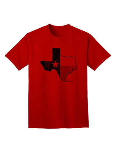 Texas State Flag Distressed Adult T-Shirt with Unique Design-Mens T-shirts-TooLoud-Red-Small-Davson Sales