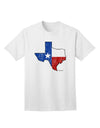 Texas State Flag Distressed Adult T-Shirt with Unique Design-Mens T-shirts-TooLoud-White-Small-Davson Sales