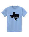 Texas State Y'all Design with Flag Heart Childrens T-Shirt by TooLoud-Childrens T-Shirt-TooLoud-Light-Blue-X-Small-Davson Sales