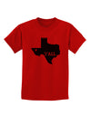 Texas State Y'all Design with Flag Heart Childrens T-Shirt by TooLoud-Childrens T-Shirt-TooLoud-Red-X-Small-Davson Sales