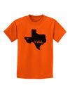 Texas State Y'all Design with Flag Heart Childrens T-Shirt by TooLoud-Childrens T-Shirt-TooLoud-Orange-X-Small-Davson Sales