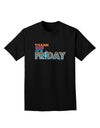 Thank God It's Friday Mixed Drink Adult Dark T-Shirt-Mens T-Shirt-TooLoud-Black-Small-Davson Sales