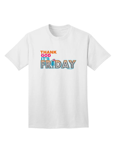 Thank God It's Friday Mixed Drink Adult T-Shirt-Mens T-Shirt-TooLoud-White-Small-Davson Sales
