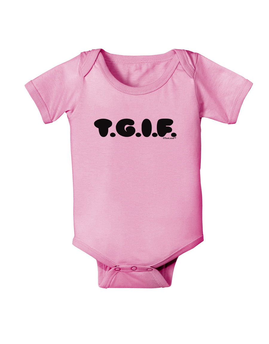 Thank God It's Friday - TGIF Baby Romper Bodysuit by TooLoud-Baby Romper-TooLoud-White-06-Months-Davson Sales