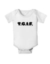 Thank God It's Friday - TGIF Baby Romper Bodysuit by TooLoud-Baby Romper-TooLoud-White-06-Months-Davson Sales