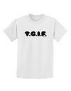 Thank God It's Friday - TGIF Childrens T-Shirt by TooLoud-Childrens T-Shirt-TooLoud-White-X-Small-Davson Sales