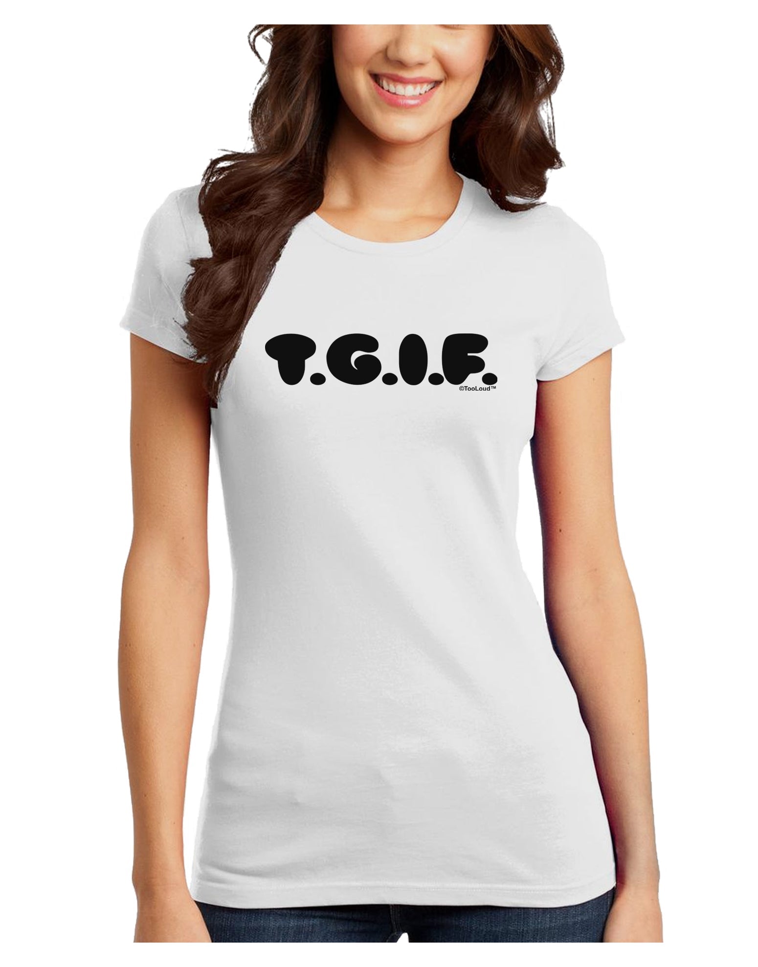 Thank God It's Friday - TGIF Juniors T-Shirt by TooLoud-Womens Juniors T-Shirt-TooLoud-White-Juniors Fitted X-Small-Davson Sales