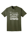 Thank My Lucky Stars and Stripes Adult Dark T-Shirt by TooLoud-Mens T-Shirt-TooLoud-Military-Green-Small-Davson Sales