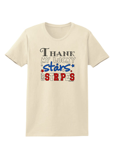 Thank My Lucky Stars and Stripes Color Womens T-Shirt by TooLoud-Womens T-Shirt-TooLoud-Natural-X-Small-Davson Sales