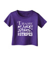 Thank My Lucky Stars and Stripes Infant T-Shirt Dark by TooLoud-Infant T-Shirt-TooLoud-Purple-06-Months-Davson Sales