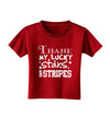 Thank My Lucky Stars and Stripes Toddler T-Shirt Dark by TooLoud-Toddler T-Shirt-TooLoud-Red-2T-Davson Sales