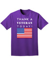 Thank a Veteran Today Adult Dark T-Shirt-Mens T-Shirt-TooLoud-Purple-Small-Davson Sales