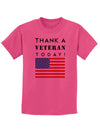 Thank a Veteran Today Childrens T-Shirt-Childrens T-Shirt-TooLoud-Sangria-X-Small-Davson Sales