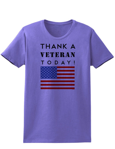 Thank a Veteran Today Womens T-Shirt-Womens T-Shirt-TooLoud-Violet-X-Small-Davson Sales