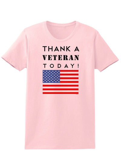 Thank a Veteran Today Womens T-Shirt-Womens T-Shirt-TooLoud-PalePink-X-Small-Davson Sales