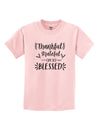 Thankful grateful oh so blessed Childrens T-Shirt-Childrens T-Shirt-TooLoud-PalePink-X-Small-Davson Sales