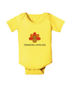 Thanksgiving Cooking Team - Turkey Baby Romper Bodysuit by TooLoud-Baby Romper-TooLoud-Yellow-06-Months-Davson Sales