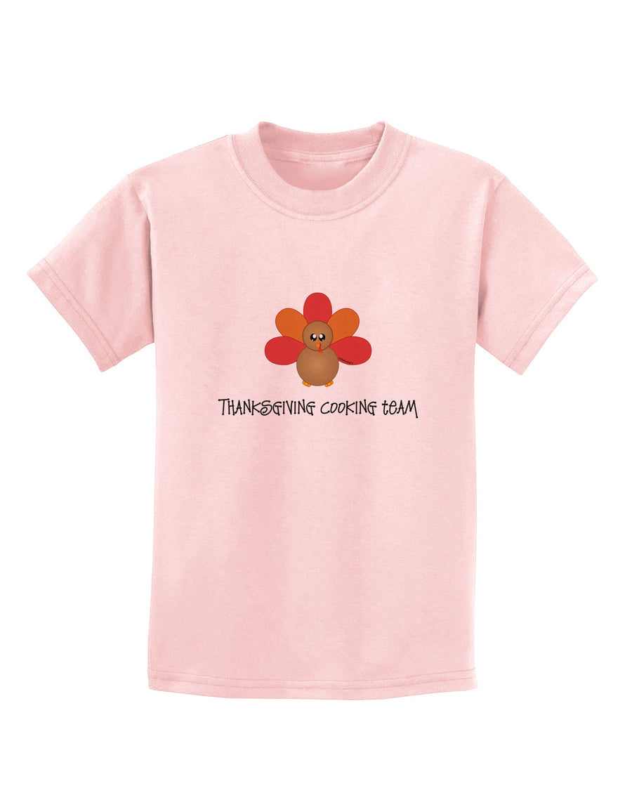 Thanksgiving Cooking Team - Turkey Childrens T-Shirt by TooLoud-Childrens T-Shirt-TooLoud-White-X-Small-Davson Sales