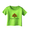 Thanksgiving Cooking Team - Turkey Infant T-Shirt by TooLoud-Infant T-Shirt-TooLoud-Lime-Green-06-Months-Davson Sales