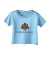 Thanksgiving Cooking Team - Turkey Infant T-Shirt by TooLoud-Infant T-Shirt-TooLoud-Aquatic-Blue-06-Months-Davson Sales