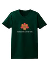 Thanksgiving Cooking Team - Turkey Womens Dark T-Shirt by TooLoud-Womens T-Shirt-TooLoud-Forest-Green-Small-Davson Sales