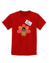 Thanksgiving Turkey in Disguise Childrens Dark T-Shirt by TooLoud-Childrens T-Shirt-TooLoud-Red-X-Small-Davson Sales