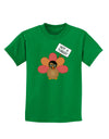 Thanksgiving Turkey in Disguise Childrens Dark T-Shirt by TooLoud-Childrens T-Shirt-TooLoud-Kelly-Green-X-Small-Davson Sales