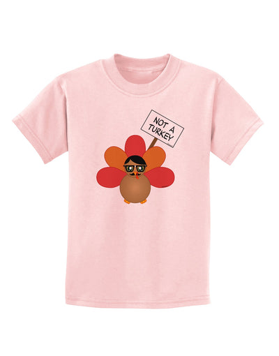 Thanksgiving Turkey in Disguise Childrens T-Shirt by TooLoud-Childrens T-Shirt-TooLoud-PalePink-X-Small-Davson Sales