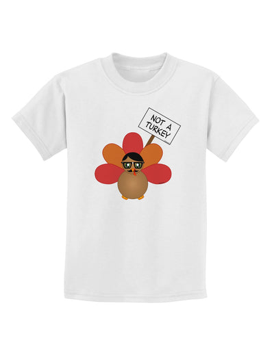 Thanksgiving Turkey in Disguise Childrens T-Shirt by TooLoud-Childrens T-Shirt-TooLoud-White-X-Small-Davson Sales