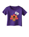 Thanksgiving Turkey in Disguise Infant T-Shirt Dark by TooLoud-Infant T-Shirt-TooLoud-Purple-06-Months-Davson Sales