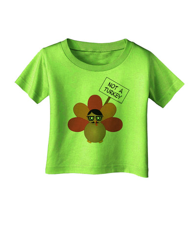 Thanksgiving Turkey in Disguise Infant T-Shirt by TooLoud-Infant T-Shirt-TooLoud-Lime-Green-06-Months-Davson Sales