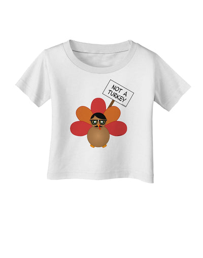 Thanksgiving Turkey in Disguise Infant T-Shirt by TooLoud-Infant T-Shirt-TooLoud-White-06-Months-Davson Sales